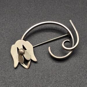 Sterling Silver Dog Brooch Beau Sterling Hound Dog Lover Gift